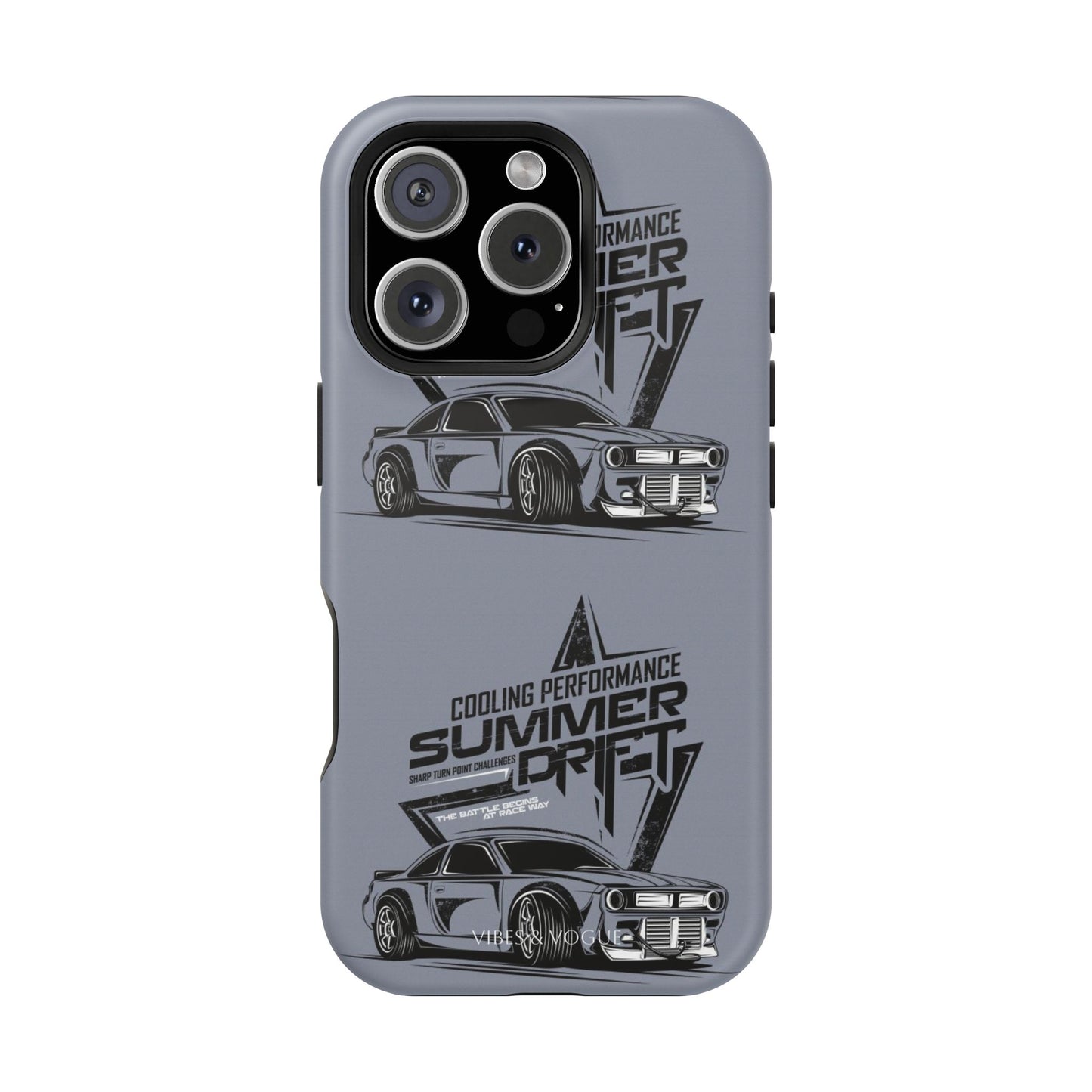 Summer Drift Racing Impact-Resistant Phone Case