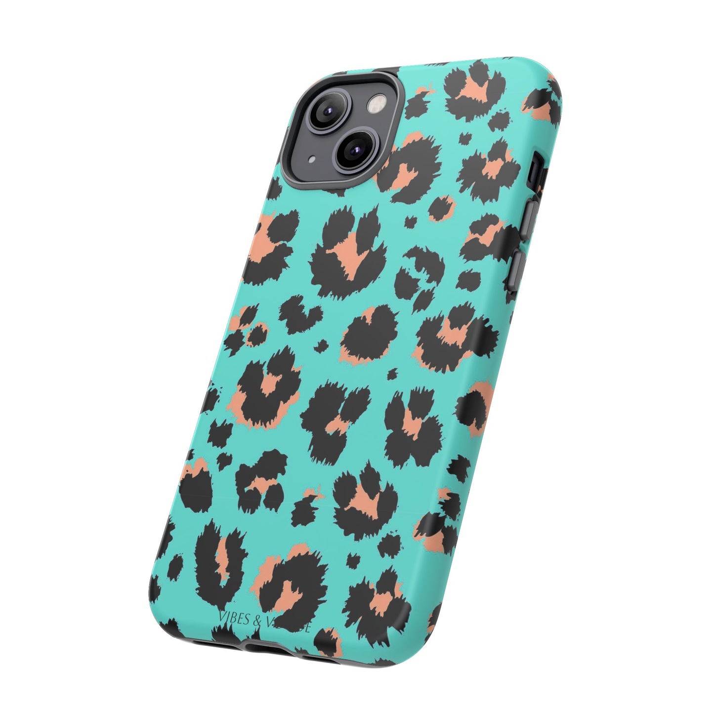 Leopard Print Phone Case, Tough Phone Case, Wild Style Accessory, Animal Print Cover, Stylish Phone Protection