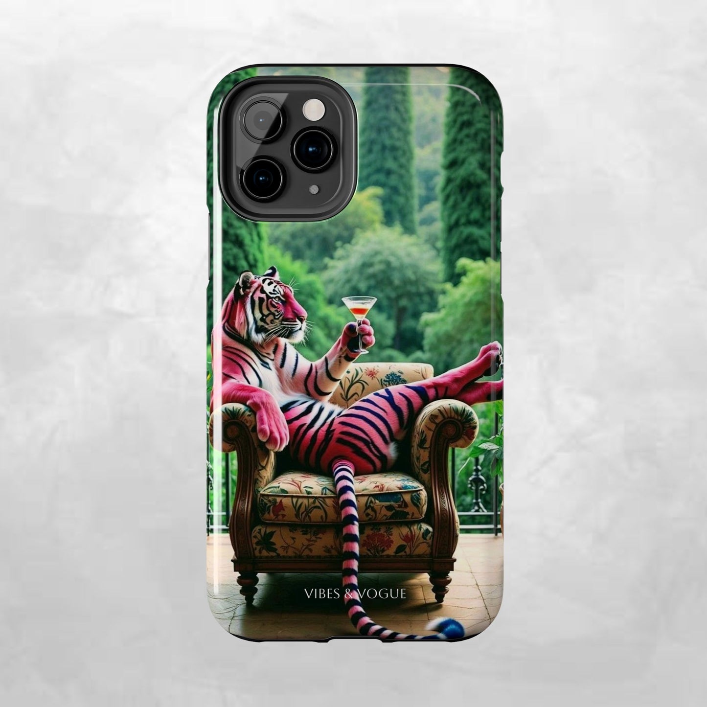 Relaxed Tiger Phone Case | Tough Case for Animal Lovers, Unique Gift for Friends, Stylish Tech Accessories, Fun Phone Cover, Vibrant Design
