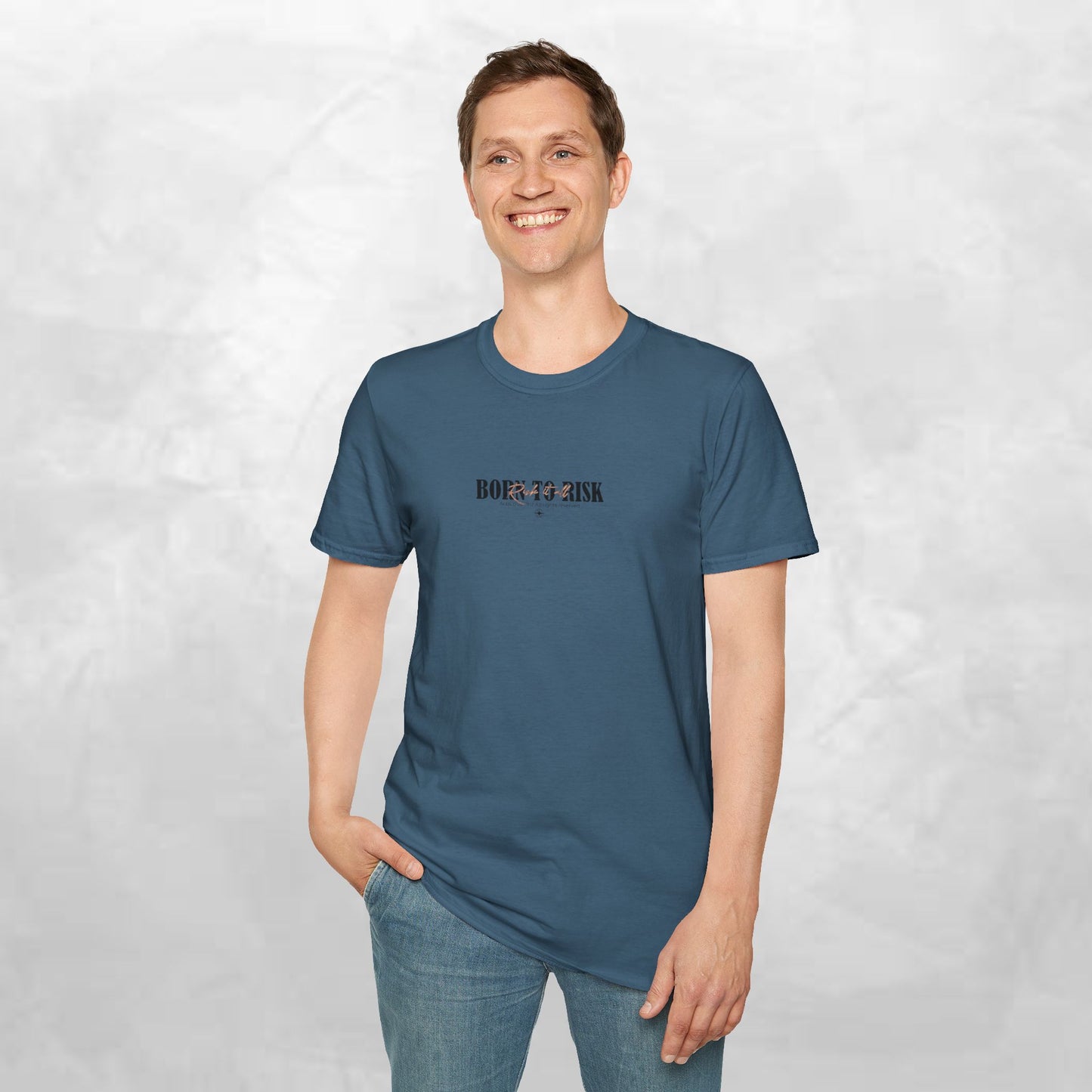 Born to Risk T-Shirt — Minimalist Motivational Graphic Tee
