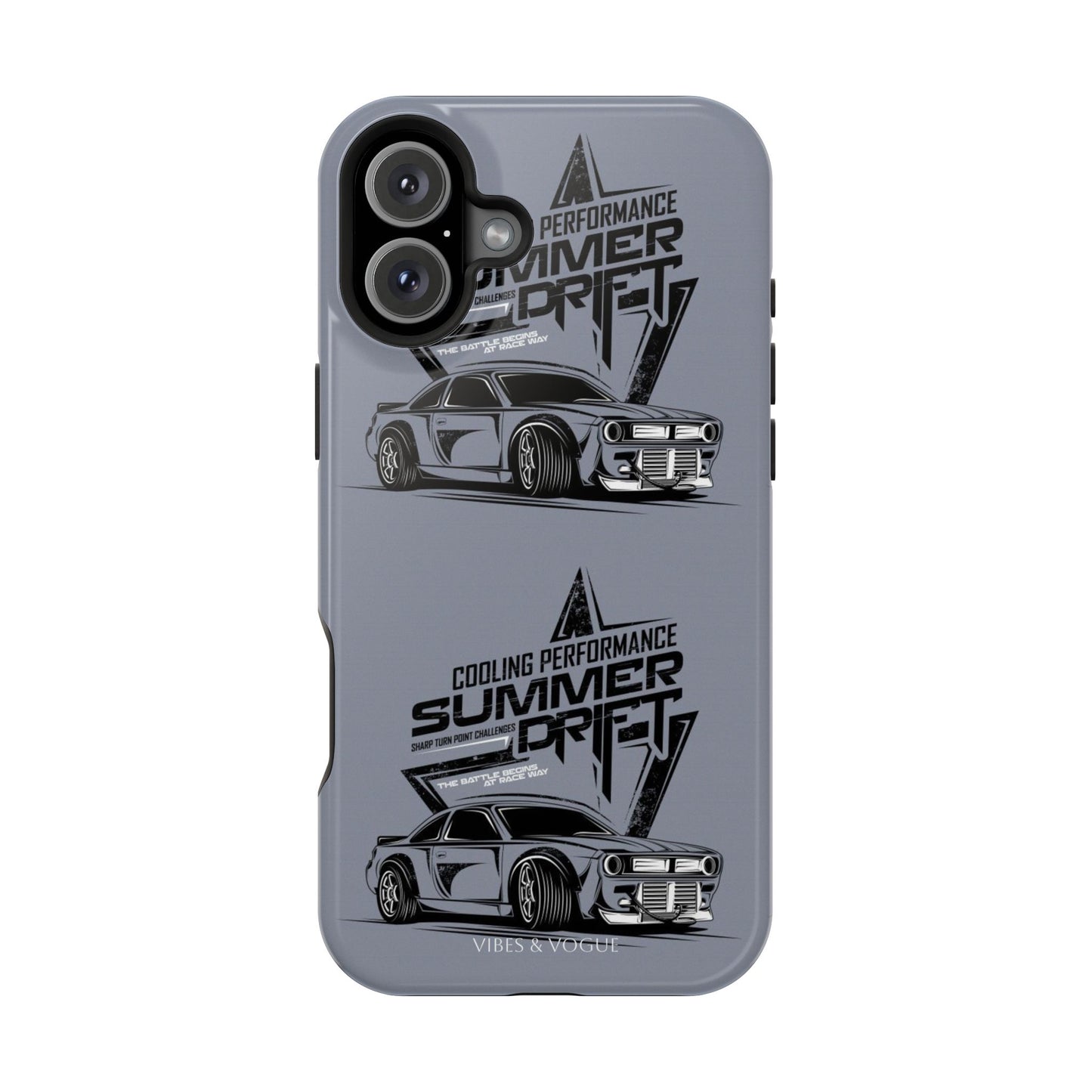 Summer Drift Racing Impact-Resistant Phone Case