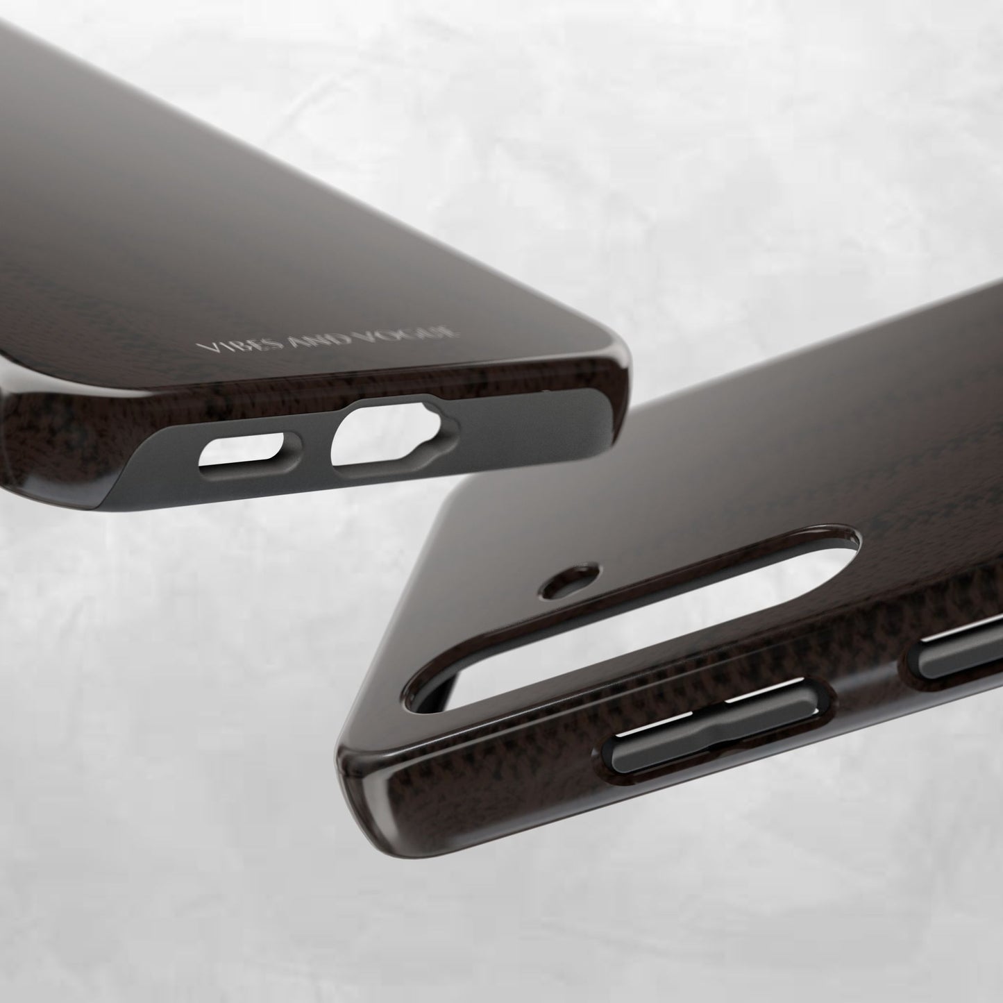Cable Knit Chocolate Tough Phone Case — Vibes and Vogue Protective Cover