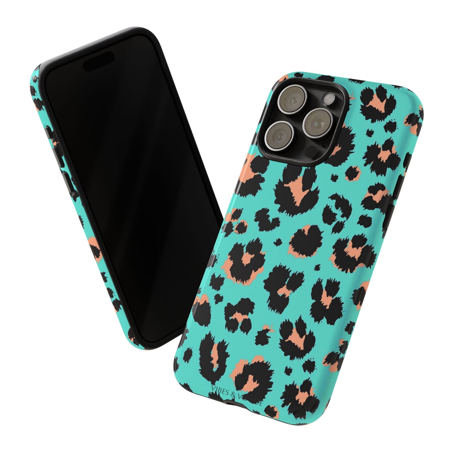 Leopard Print Phone Case, Tough Phone Case, Wild Style Accessory, Animal Print Cover, Stylish Phone Protection