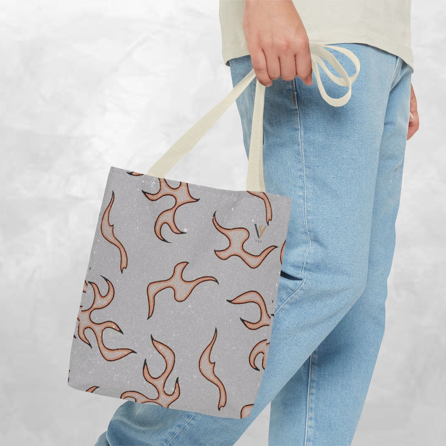 Stylish AOP Tote Bag - Trendy Reusable Shopping Bag, Casual Handbag, Gift for Her, Eco-friendly Tote, Everyday Carryall