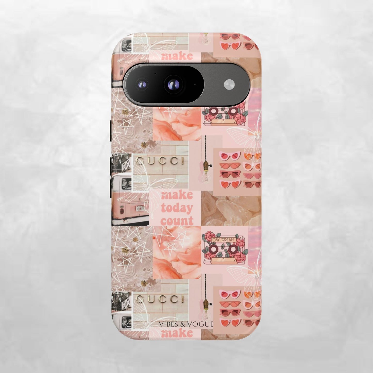 Stylish Phone Case for Trendsetters, Customizable Smartphone Cover, Vibes & Vogue Design, Floral Aesthetic Gift, Unique Tech Accessory