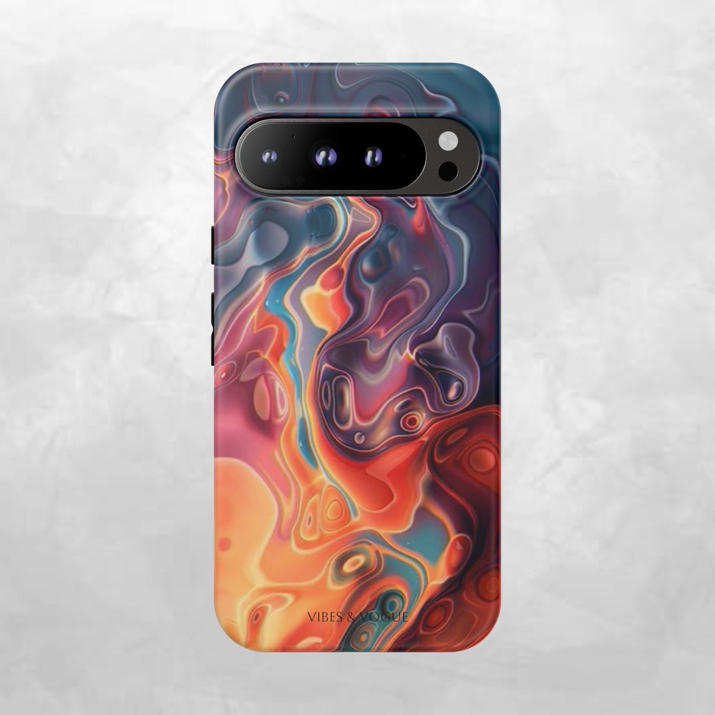 Colorful Phone Case, Abstract Print Cover, Tough Cases for Protection, Gift for Her, Modern Design, Trendy Mobile Accessory