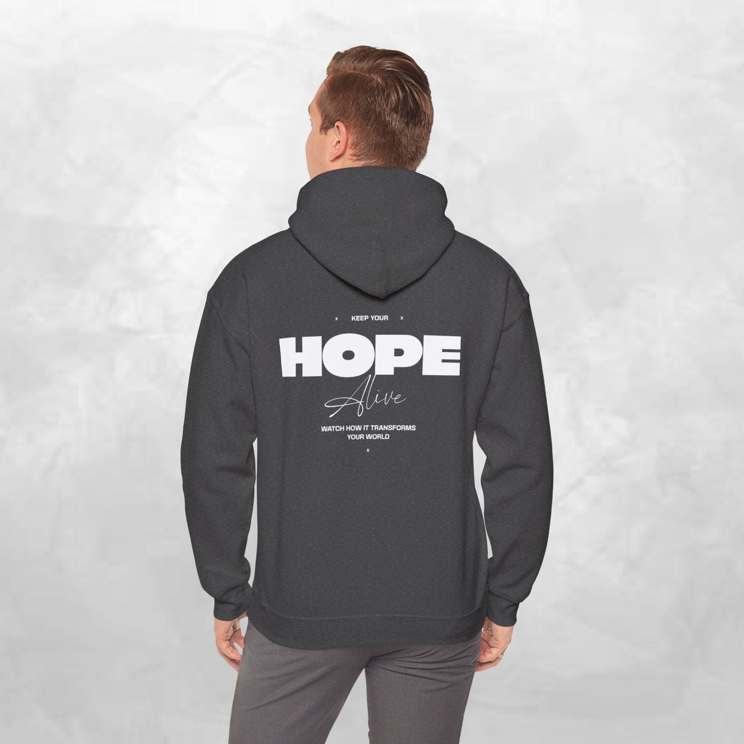 Keep Your Hope Alive Unisex Hooded Sweatshirt - Cozy Inspiration for Everyday Moments