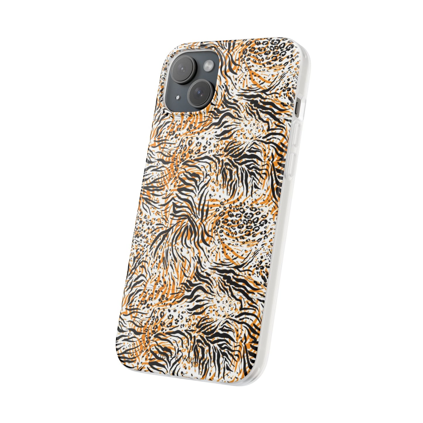 Wild Animal Print Flexi Case for iPhone - Fierce & Trendy Design