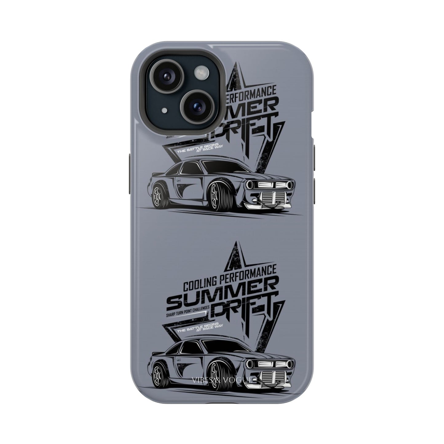 Summer Drift Racing Impact-Resistant Phone Case