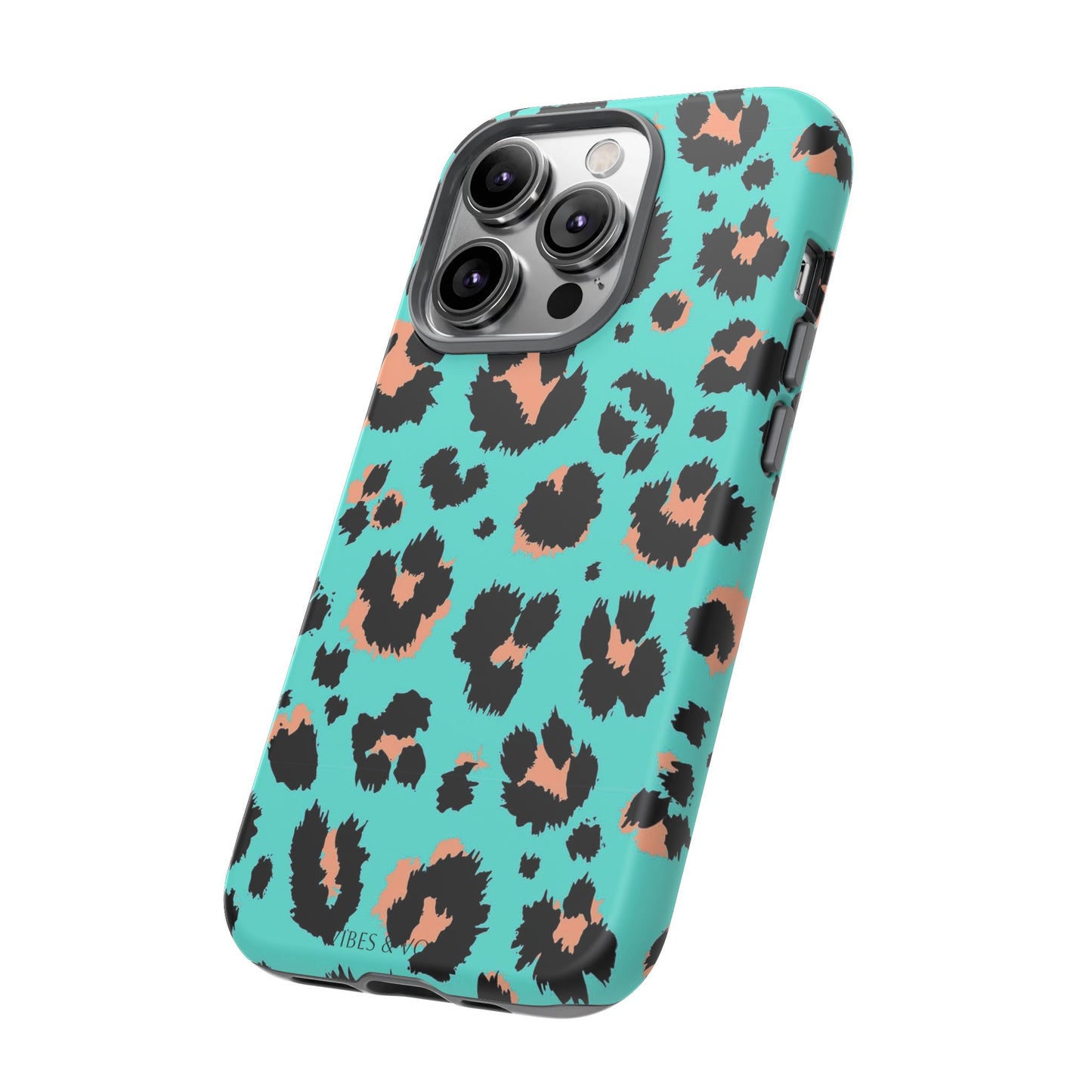 Leopard Print Phone Case, Tough Phone Case, Wild Style Accessory, Animal Print Cover, Stylish Phone Protection