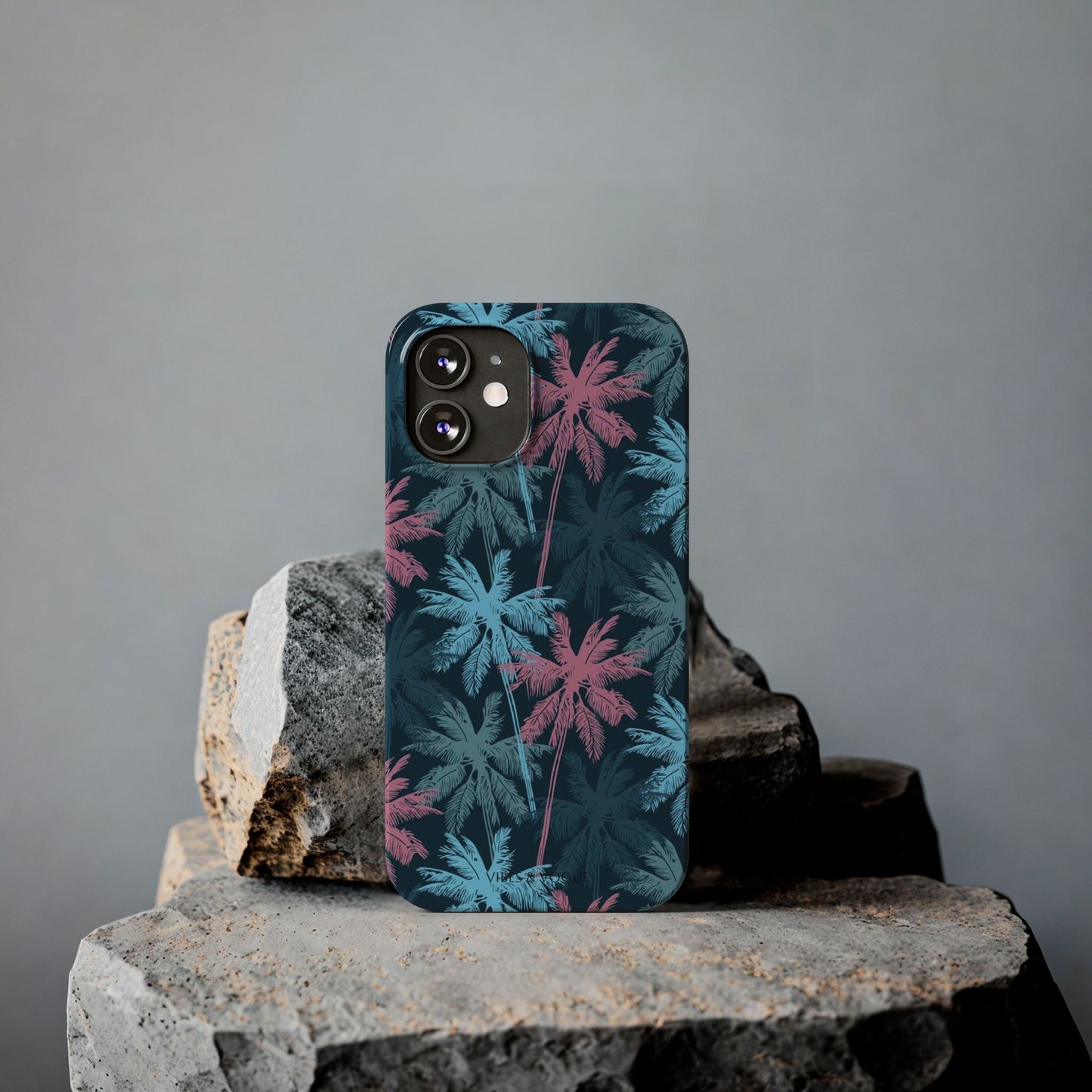 Tropical Vibes Slim Phone Case - Summer Botanical Design