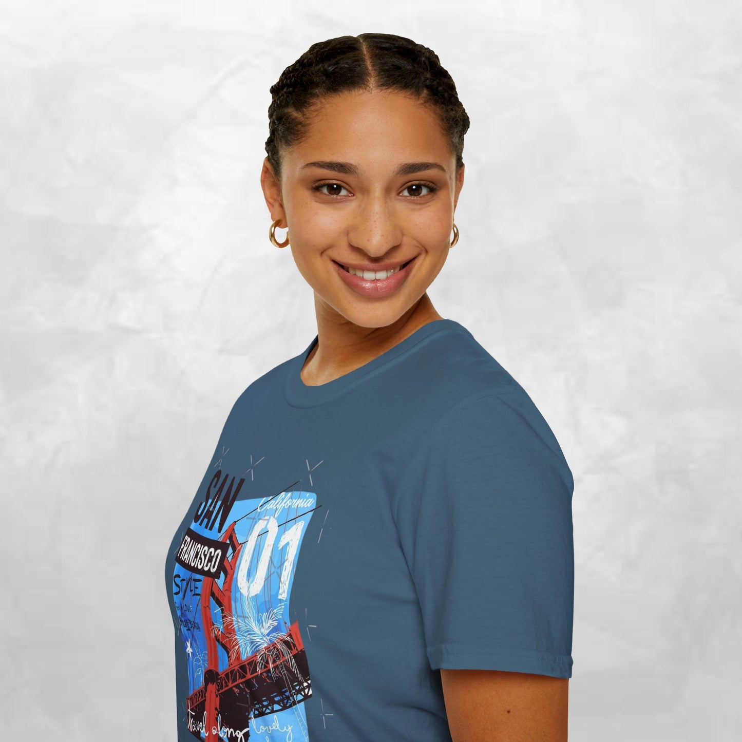 San Francisco Golden Gate Bridge Graphic T-Shirt — City Travel Tee