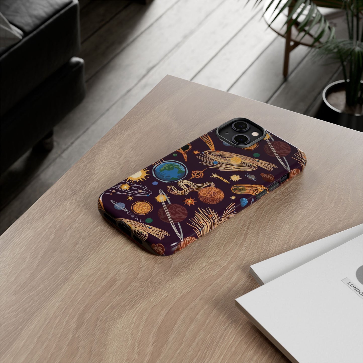 Space-Themed Phone Case - Cosmic Galaxy Design, Durable Protective Cover, Unique Gift, Celestial Lover's Accessory