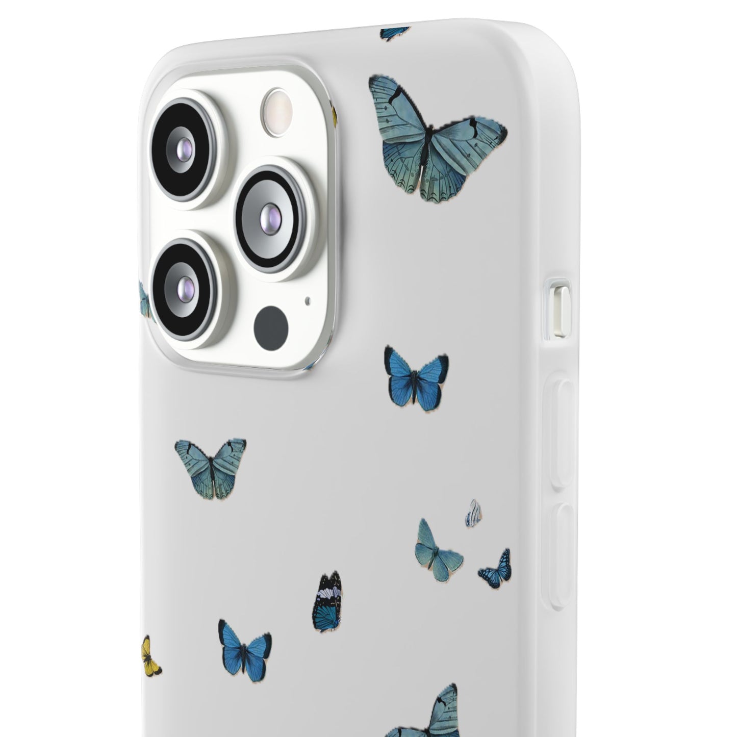 Butterfly Vibes Phone Case, Flexible Phone Cover, Elegant Phone Accessory, Gift for Nature Lovers, Spring Decor, Eco-Friendly Case