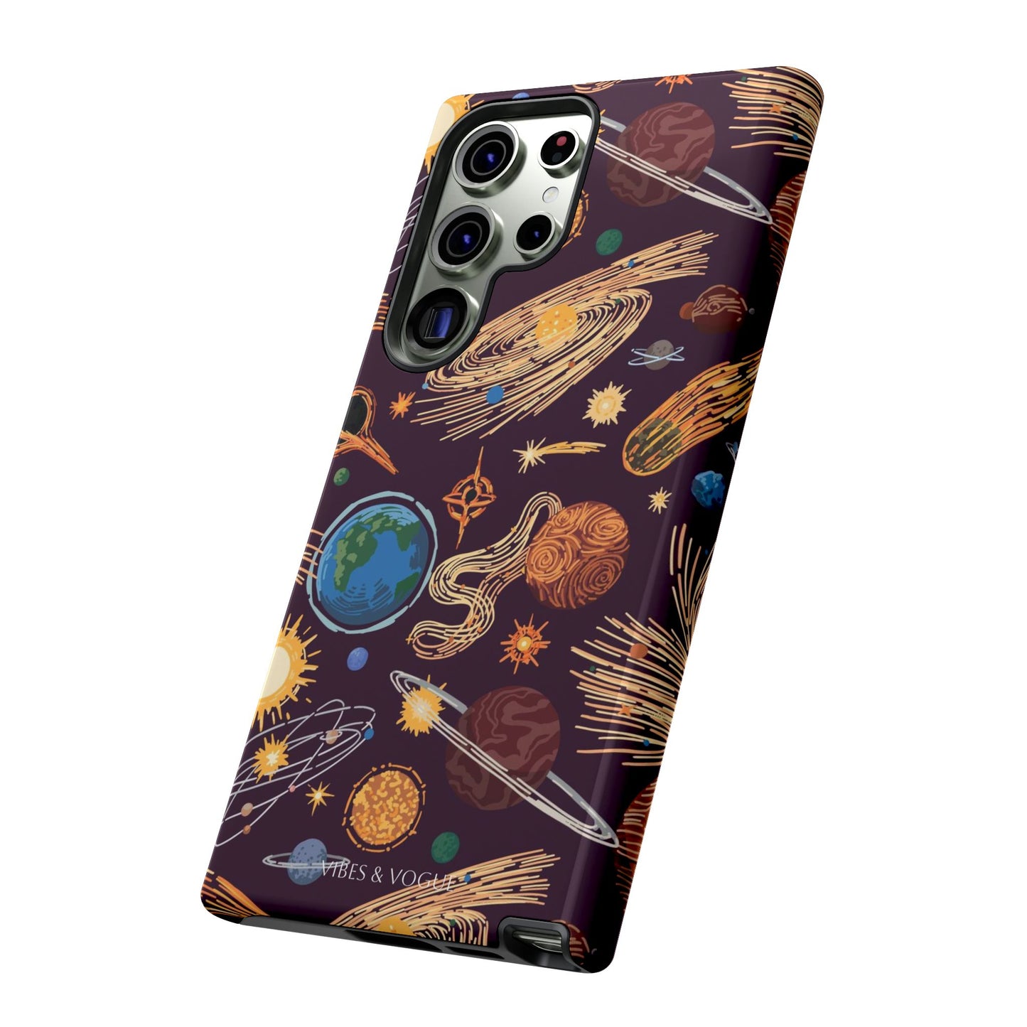 Space-Themed Phone Case - Cosmic Galaxy Design, Durable Protective Cover, Unique Gift, Celestial Lover's Accessory