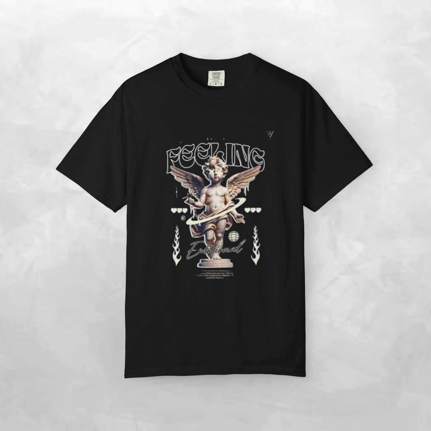 Vintage-Inspired Angel Graphic T-Shirt - Perfect for Casual Wear, Gift for Music Lovers, Cute Outfit Idea, Retro Design, Cozy Everyday Tee