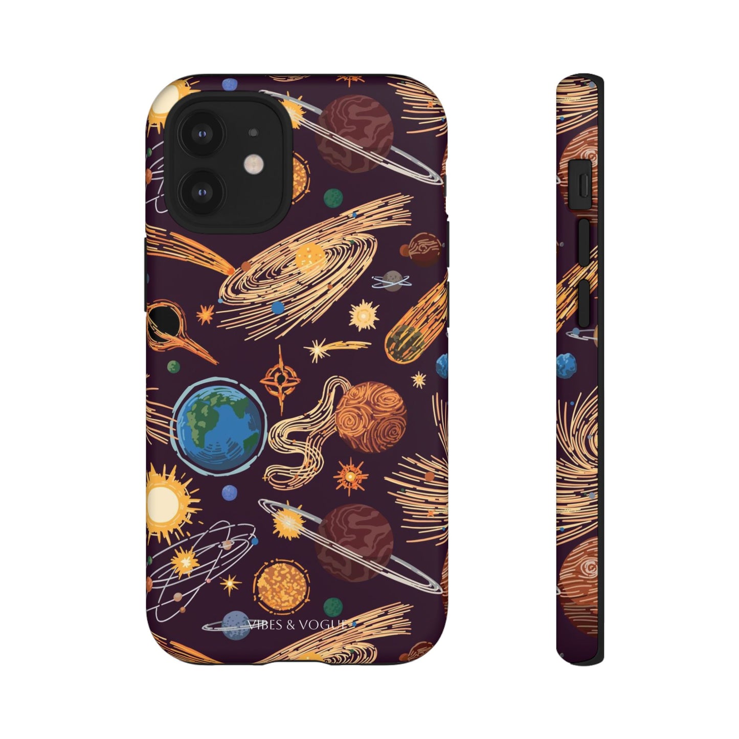 Space-Themed Phone Case - Cosmic Galaxy Design, Durable Protective Cover, Unique Gift, Celestial Lover's Accessory