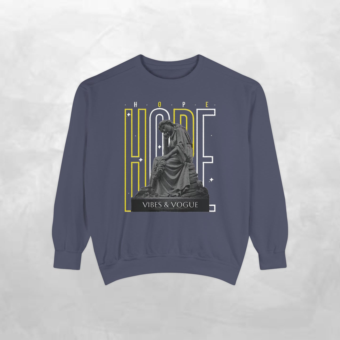 Hope Graphic Sweatshirt, Inspirational Apparel, Casual Unisex Sweater, Motivational Clothing, Gift for Her, Cozy Fashion
