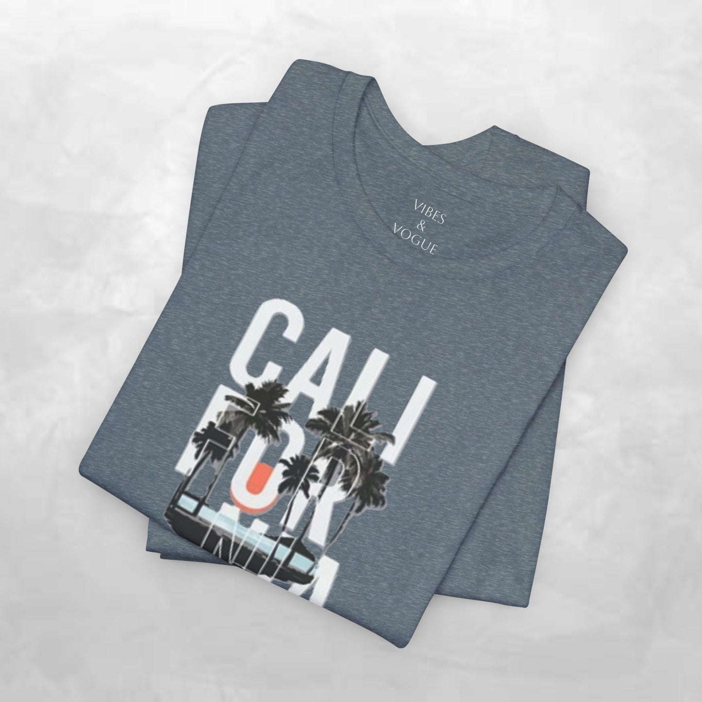 California Vibes Unisex Tee, Summer Fun T-Shirt, Casual Wear, Beach Day Shirt, Gift for Travelers, Holiday Fashion