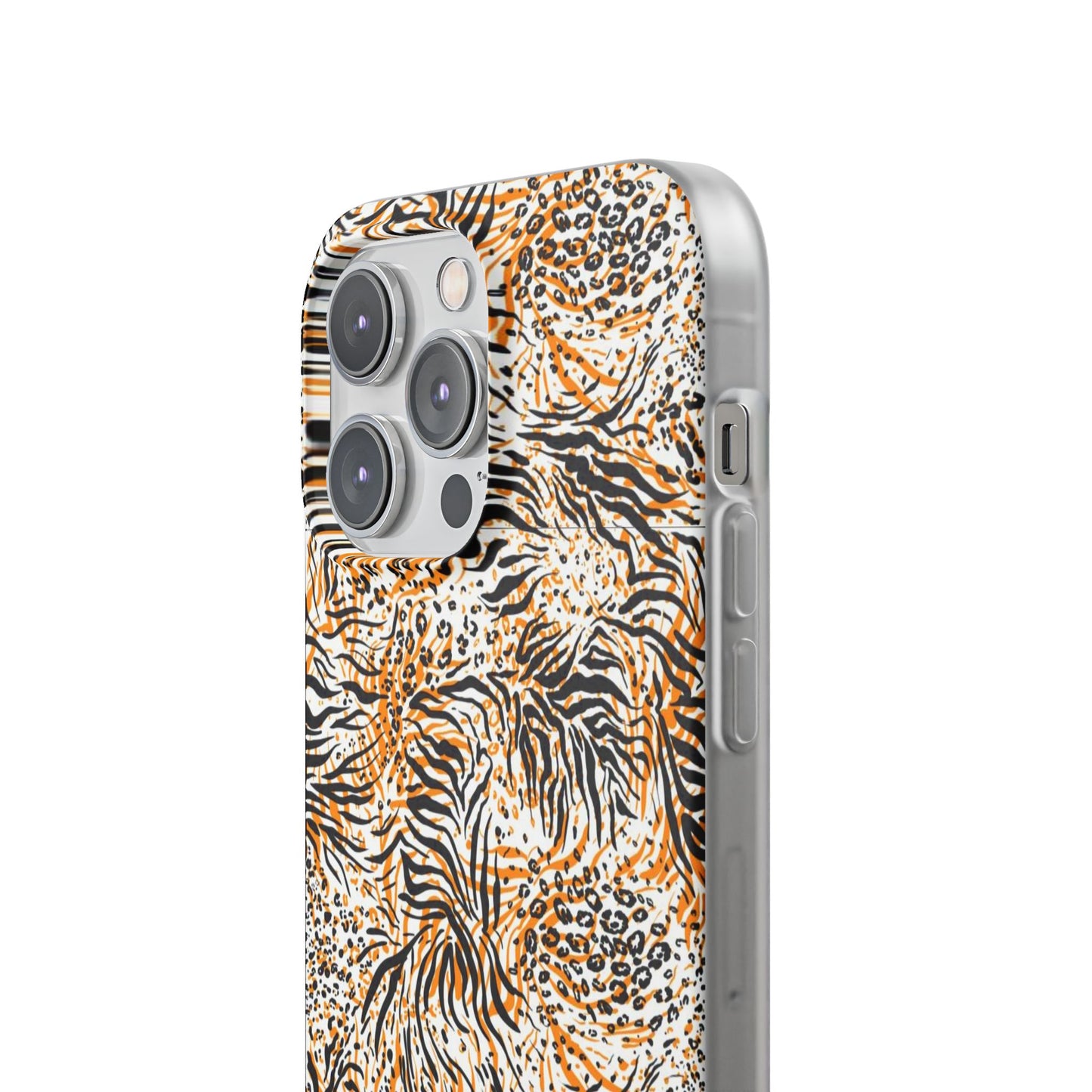 Wild Animal Print Flexi Case for iPhone - Fierce & Trendy Design