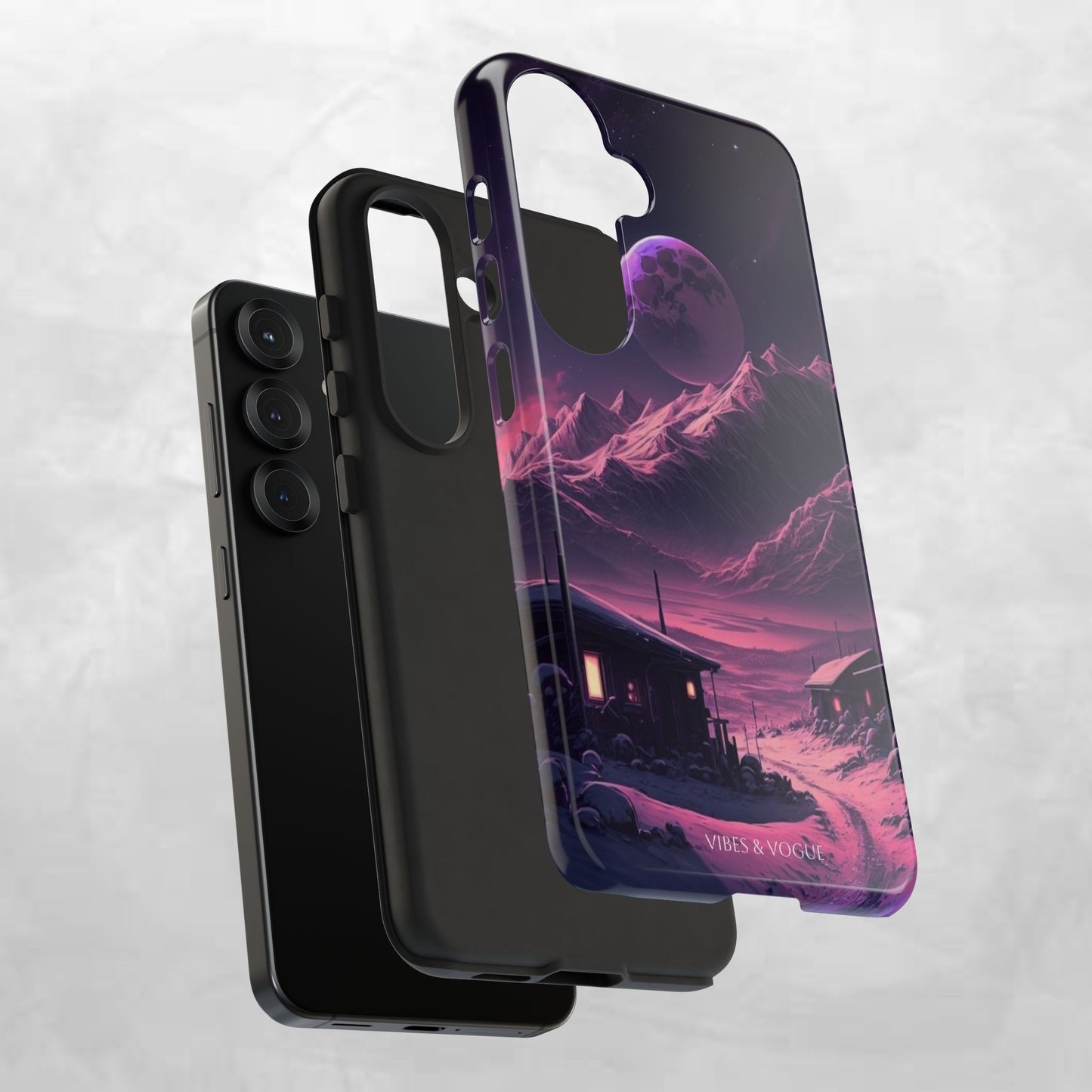 Futuristic Phone Case, Galaxy Aesthetic, Cosmic Art, Stylish Protection, Gifts for Tech Lovers