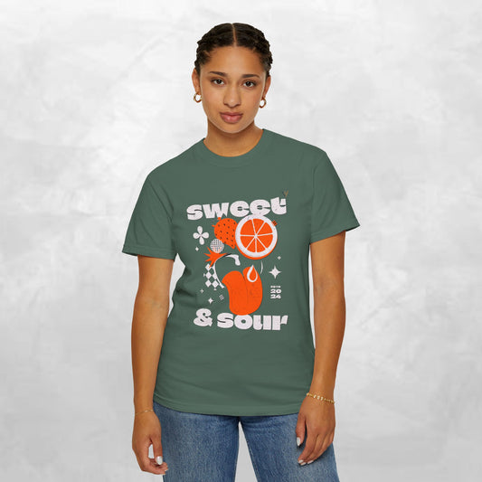 Sweet & Sour Unisex T-shirt | Vintage Style Tees, Casual Wear, Unique Gift, Fruit Graphic Tee, Summer Fashion
