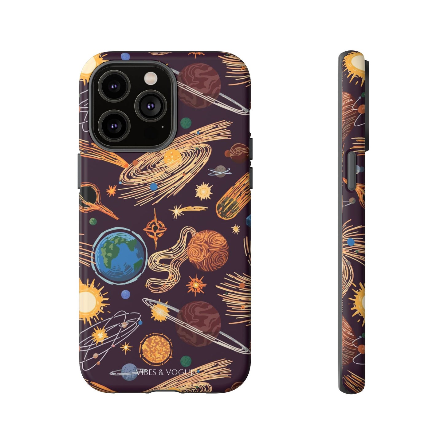 Space-Themed Phone Case - Cosmic Galaxy Design, Durable Protective Cover, Unique Gift, Celestial Lover's Accessory