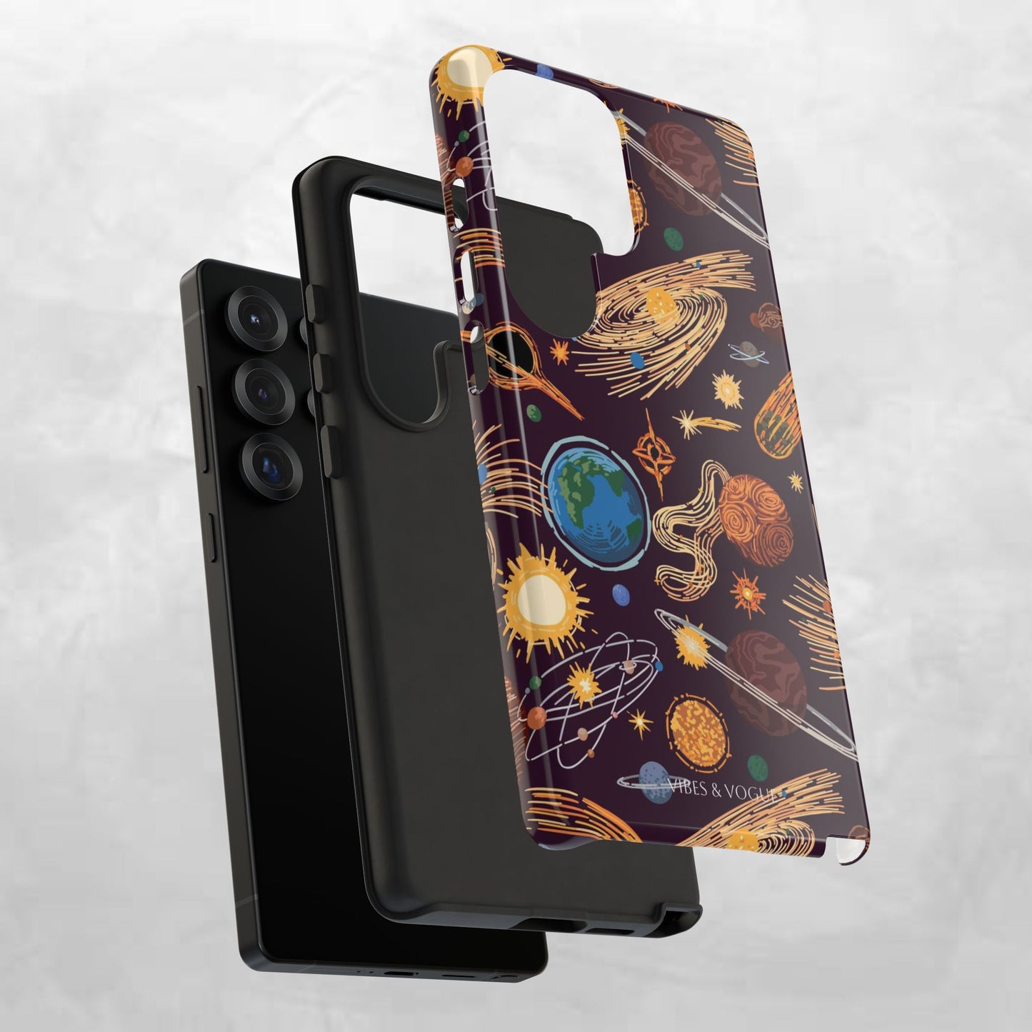 Space-Themed Phone Case - Cosmic Galaxy Design, Durable Protective Cover, Unique Gift, Celestial Lover's Accessory