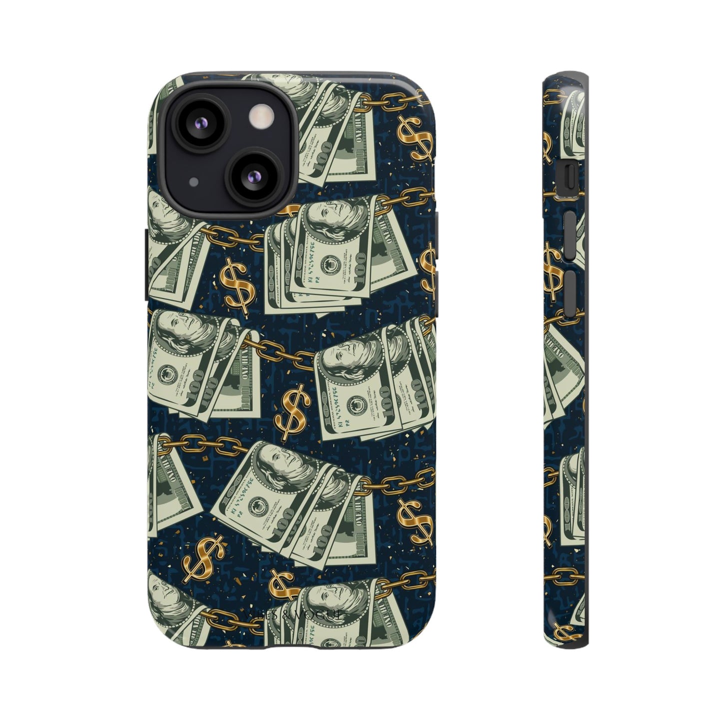 Money Motivation Phone Case, Tough Cases for iPhone, Money Design Phone Accessory, Trendy Tech Gifts, Unique Phone Cover