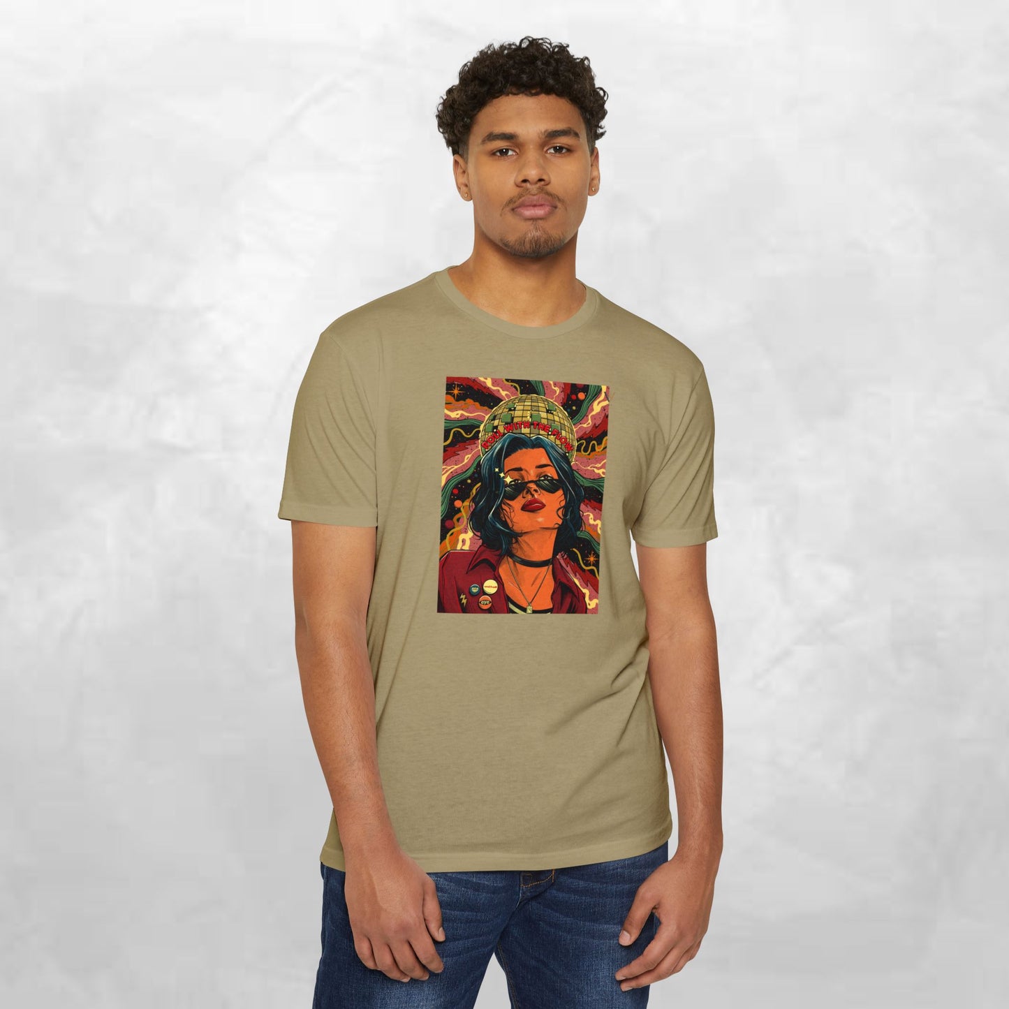 Bohemian Graphic T-Shirt - Vibrant Art Tee for Creative Souls