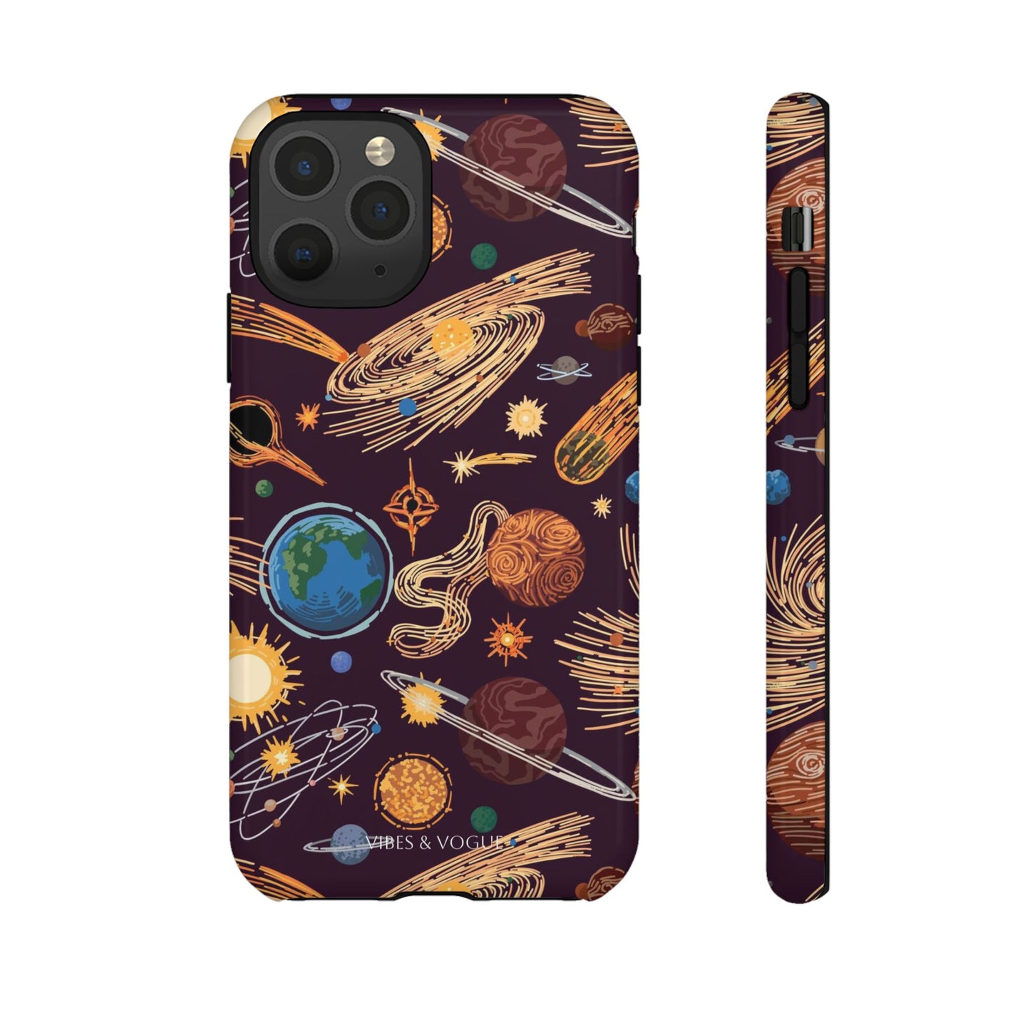 Space-Themed Phone Case - Cosmic Galaxy Design, Durable Protective Cover, Unique Gift, Celestial Lover's Accessory
