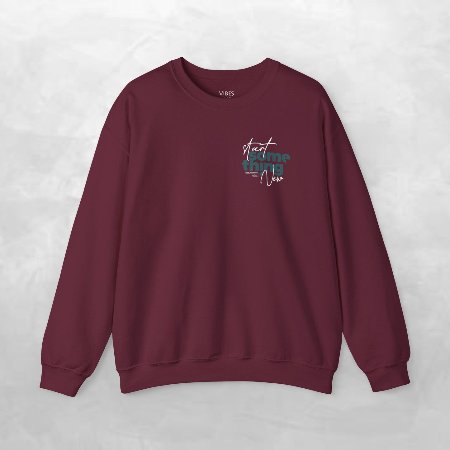 Minimal 'Do Something' Crewneck Sweatshirt