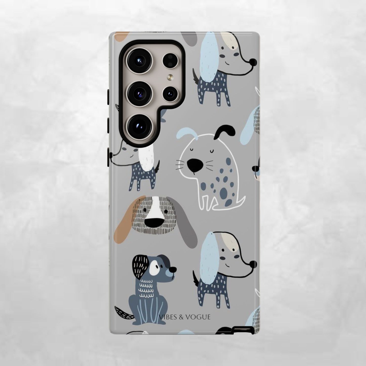Dog Lover Phone Case, Cute Animal Design, Tough Cases for Pet Owners, Puppy Gifts, Birthday, Dog Lover Merchandise