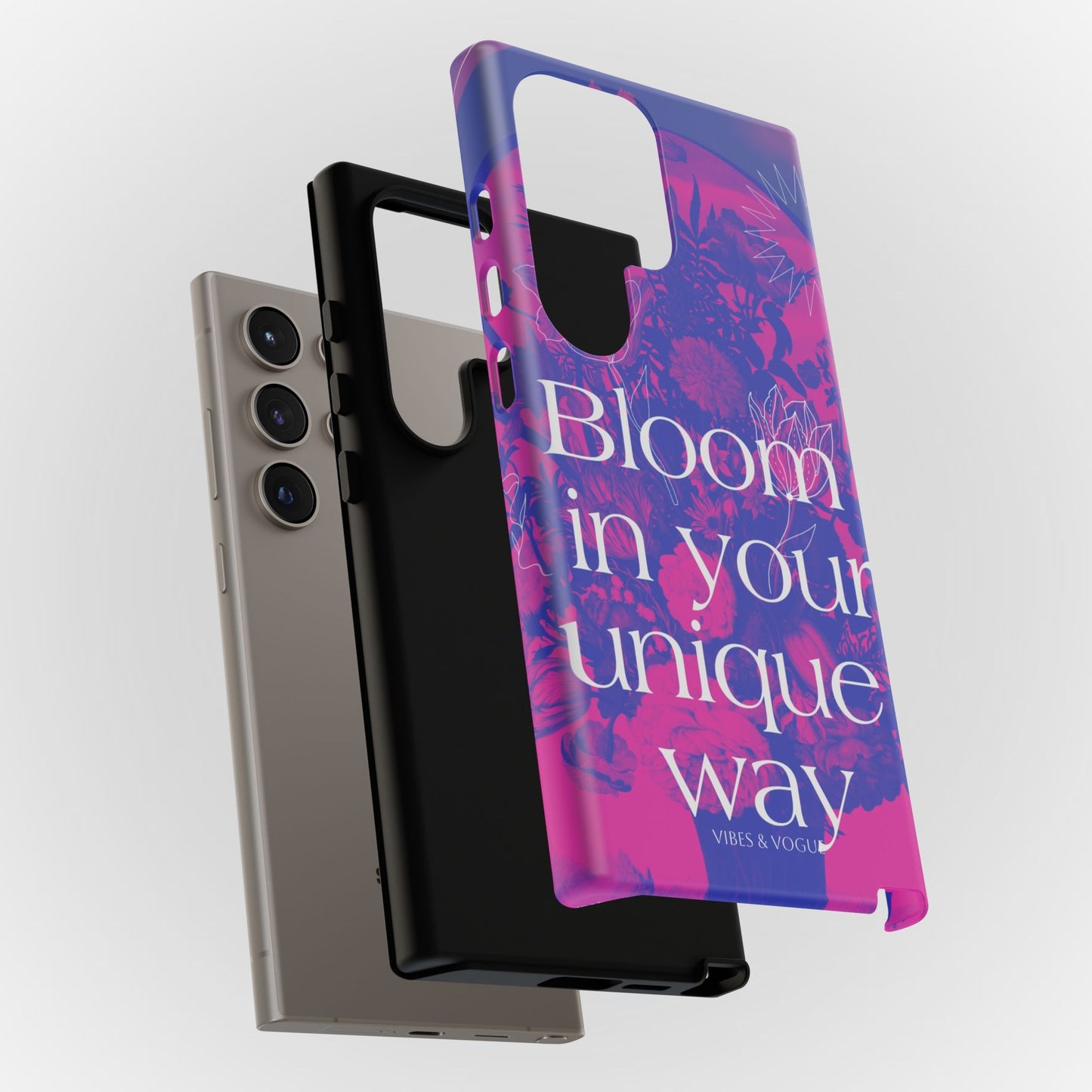 Bloom in Your Unique Way Phone Case - Tough and Stylish Design