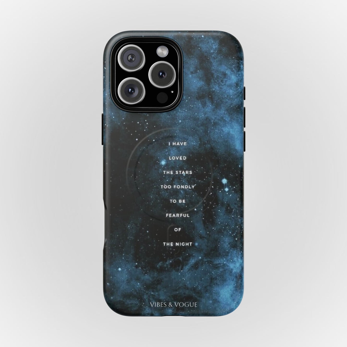Galaxy-Inspired Tough Magnetic Phone Case - "I Have Loved the Stars"