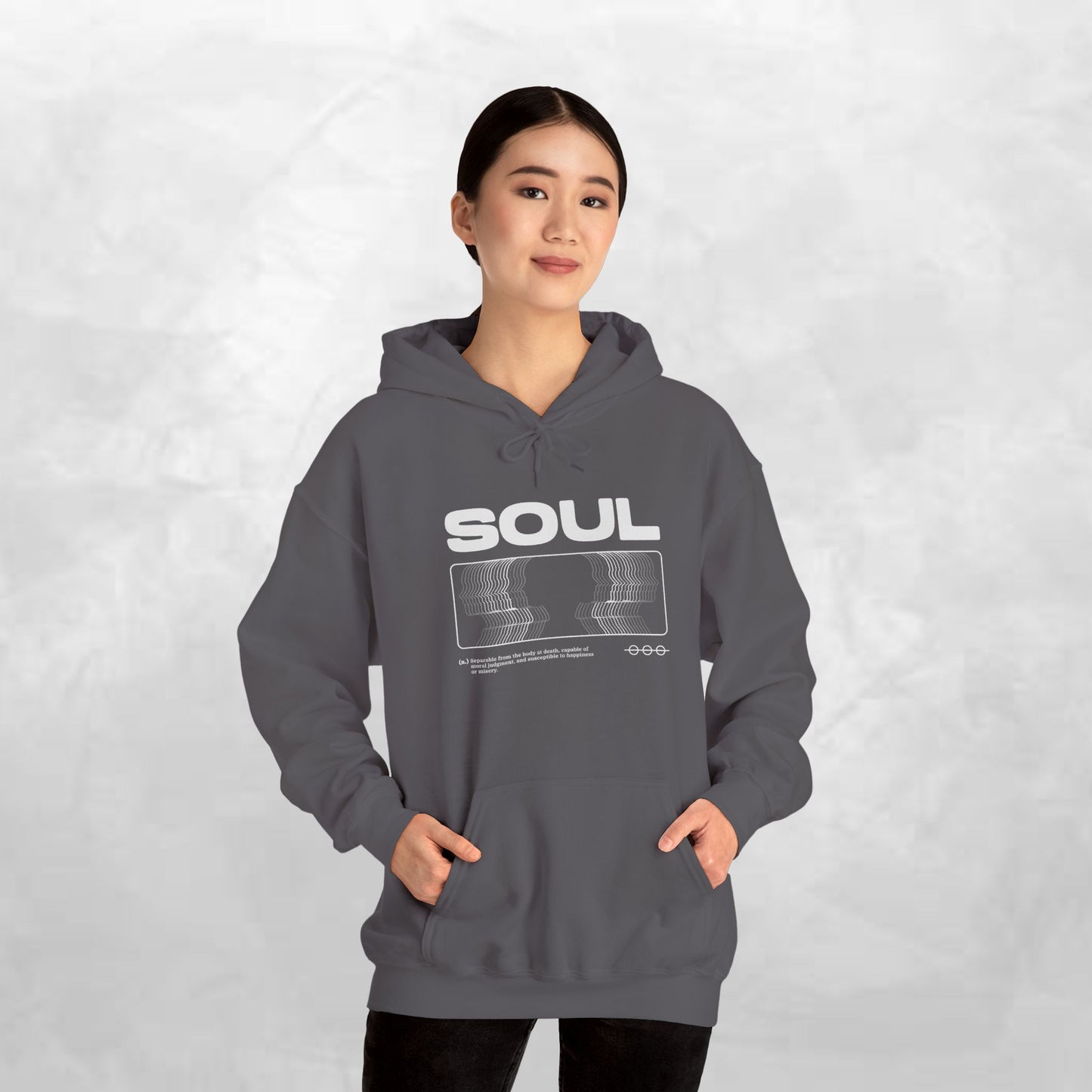 Soul Graphic Hoodie — Retro VHS Silhouette Streetwear