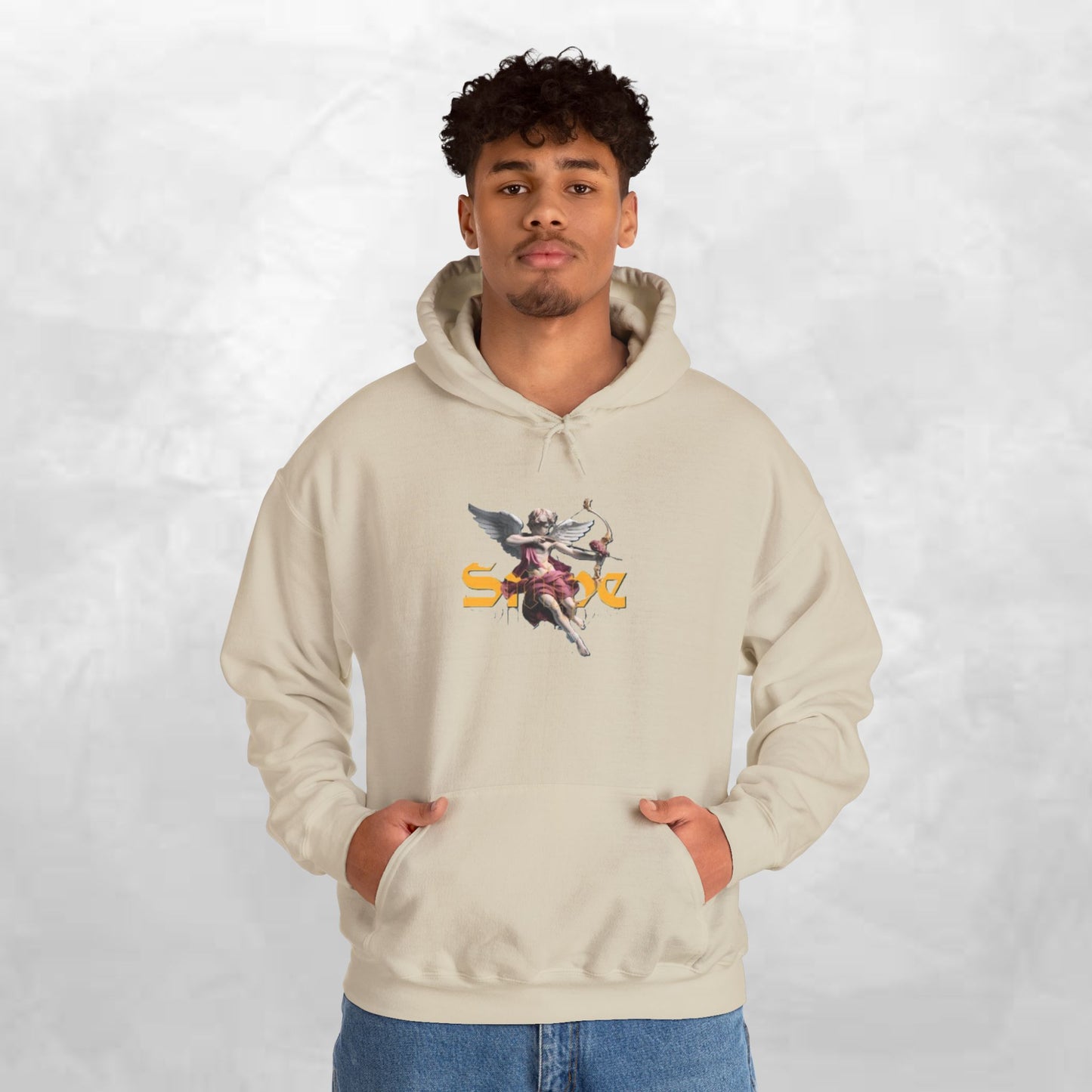 Chic Graphic Hoodie - Unisex Heavy Blend™ Sweatshirt, Casual Wear, Street Style, Gift for Him/Her, Comfortable Fashion, Trendy Apparel