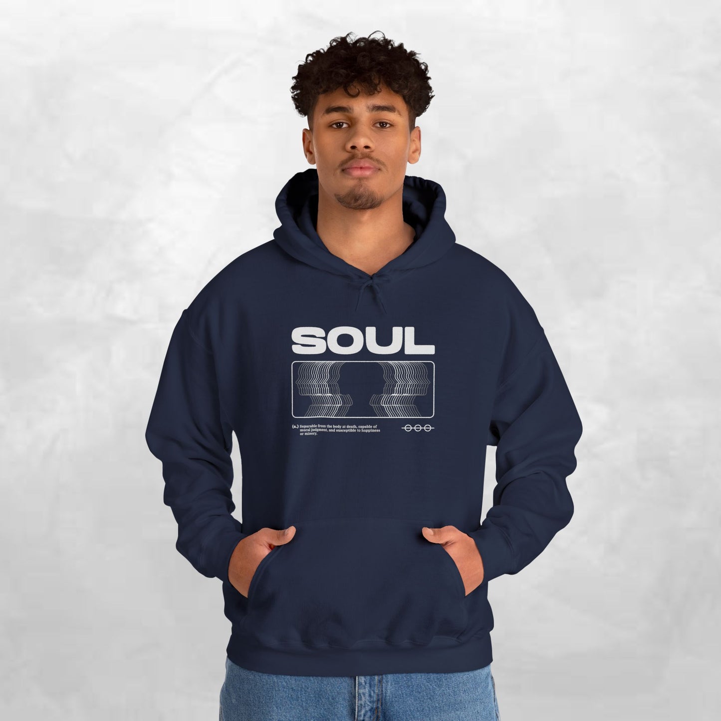 Soul Graphic Hoodie — Retro VHS Silhouette Streetwear