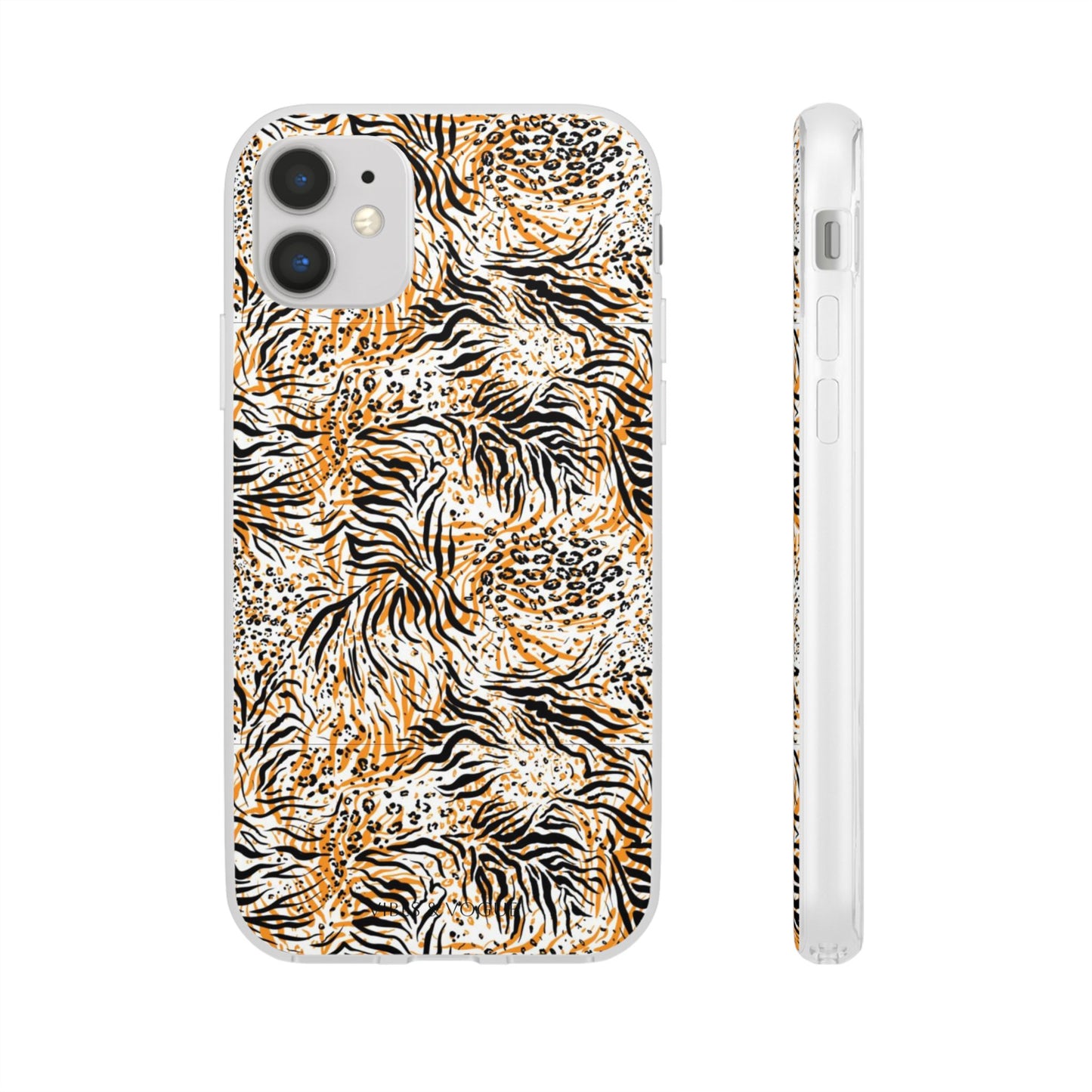Wild Animal Print Flexi Case for iPhone - Fierce & Trendy Design