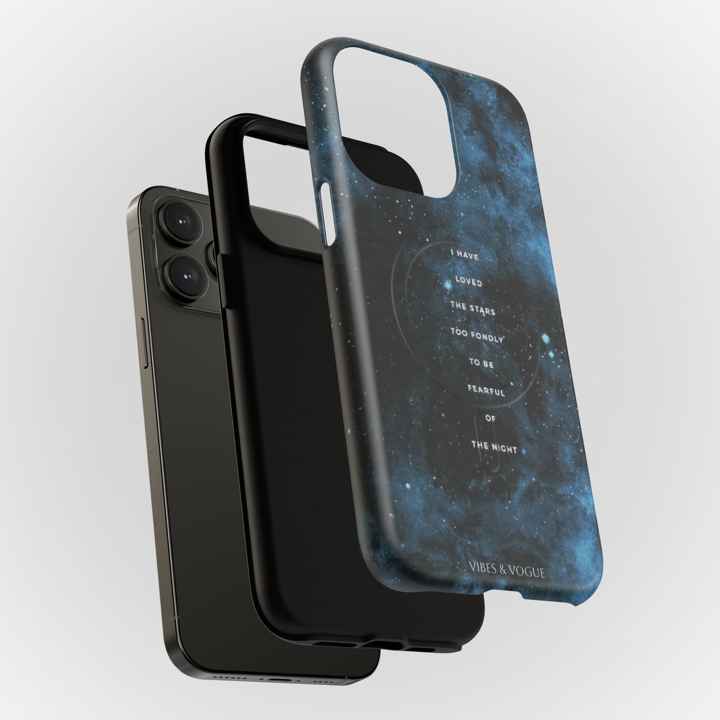Galaxy-Inspired Tough Magnetic Phone Case - "I Have Loved the Stars"