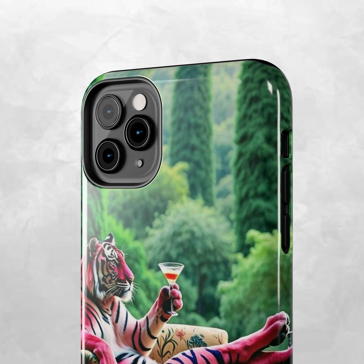 Relaxed Tiger Phone Case | Tough Case for Animal Lovers, Unique Gift for Friends, Stylish Tech Accessories, Fun Phone Cover, Vibrant Design