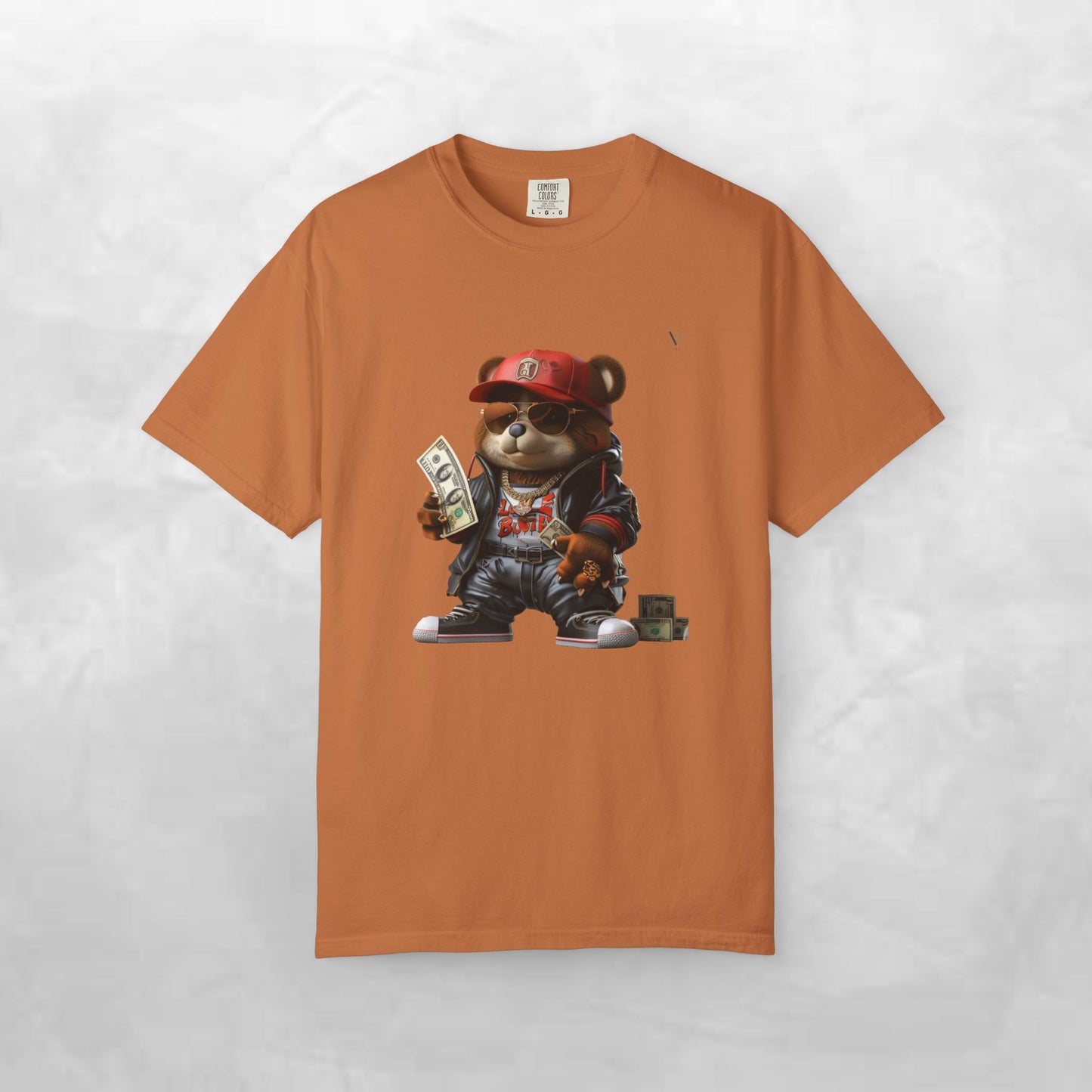 Urban Graffiti Bear T-Shirt, Streetwear Tee, Unisex Graphic Tee, Casual Wear, Gift for Hip-Hop Lovers, Fun and Trendy Fashion