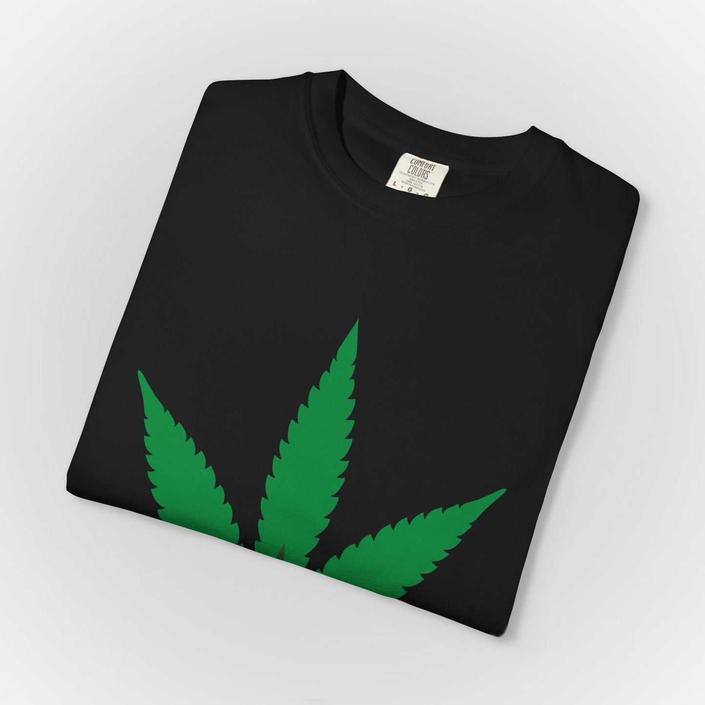 Organic Cannabis Leaf Unisex T-Shirt | Eco-Friendly Apparel for Green Living
