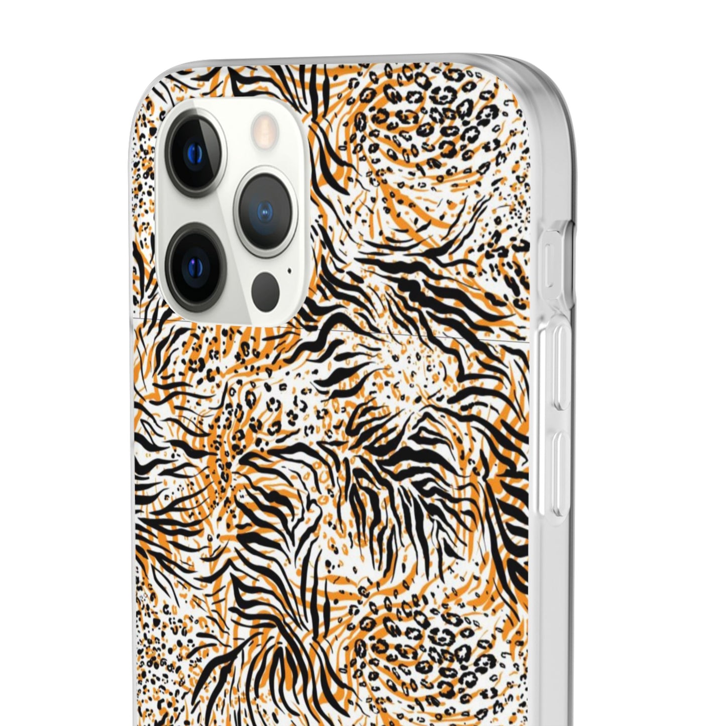 Wild Animal Print Flexi Case for iPhone - Fierce & Trendy Design