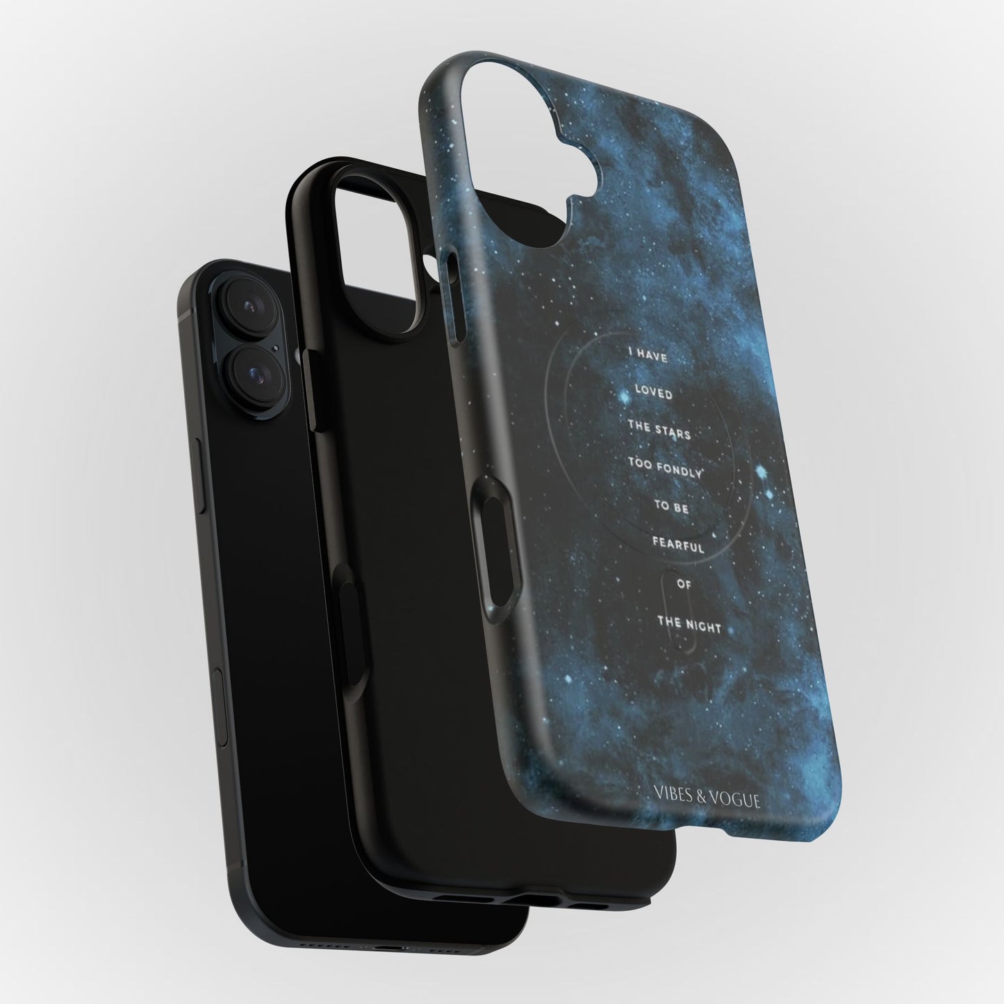 Galaxy-Inspired Tough Magnetic Phone Case - "I Have Loved the Stars"