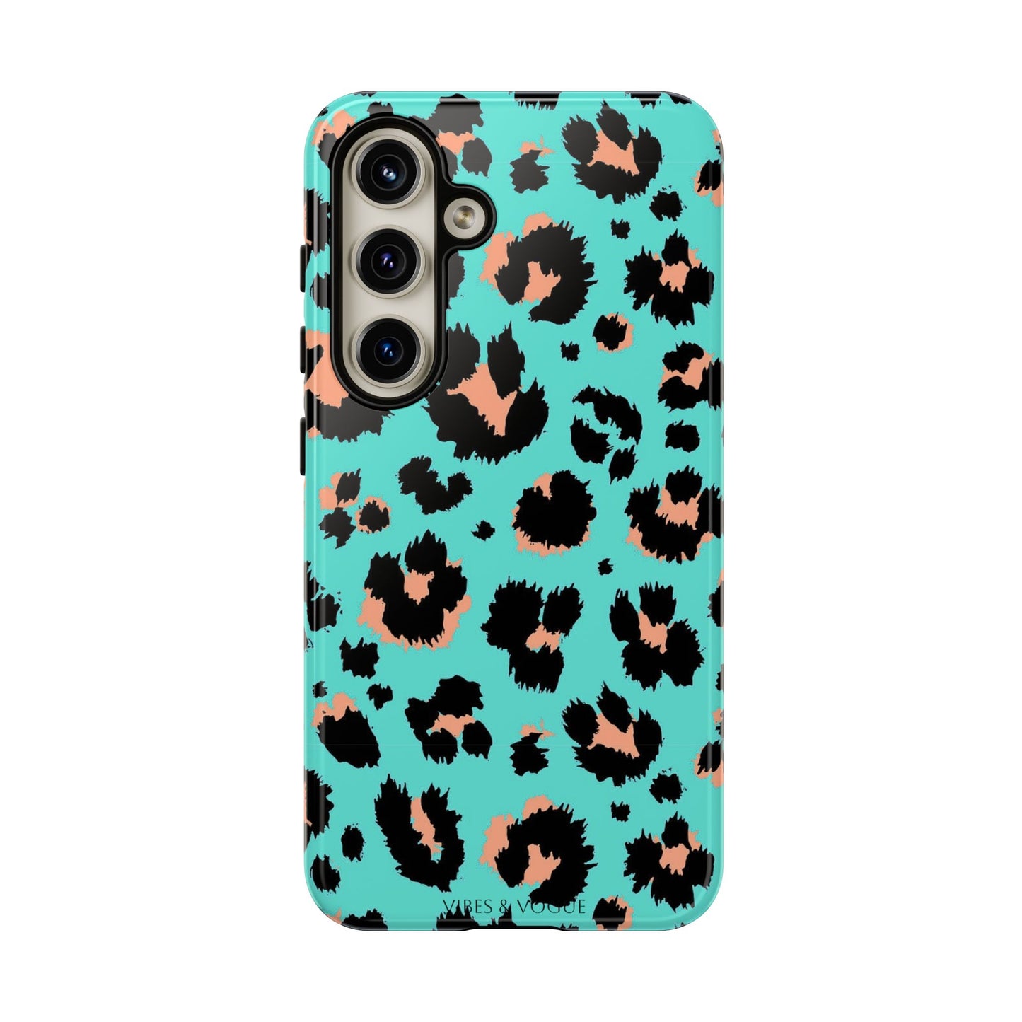 Leopard Print Phone Case, Tough Phone Case, Wild Style Accessory, Animal Print Cover, Stylish Phone Protection