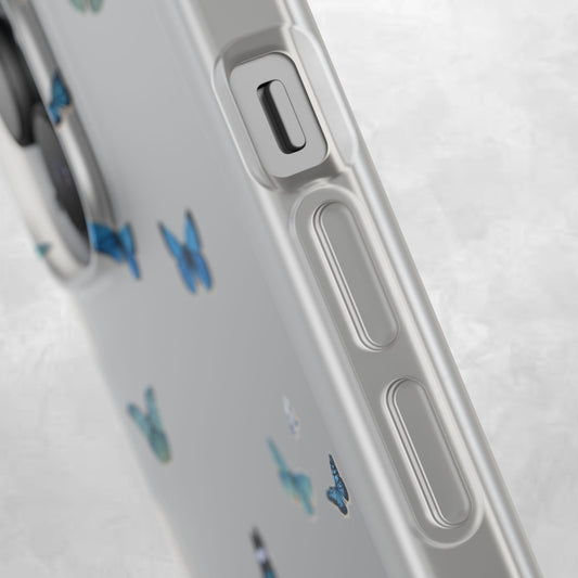 Butterfly Vibes Phone Case, Flexible Phone Cover, Elegant Phone Accessory, Gift for Nature Lovers, Spring Decor, Eco-Friendly Case