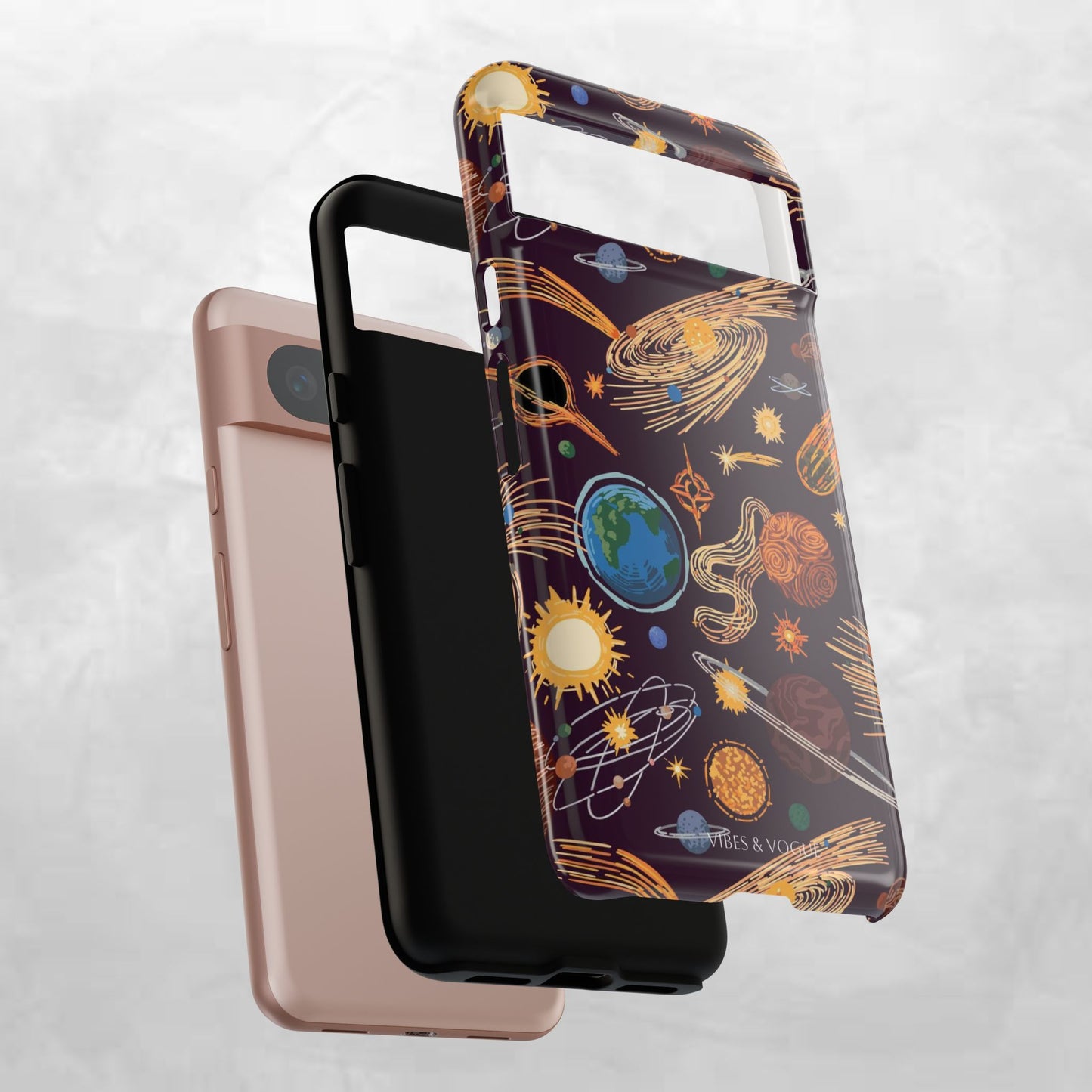 Space-Themed Phone Case - Cosmic Galaxy Design, Durable Protective Cover, Unique Gift, Celestial Lover's Accessory