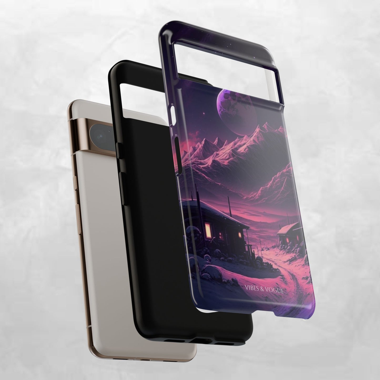 Futuristic Phone Case, Galaxy Aesthetic, Cosmic Art, Stylish Protection, Gifts for Tech Lovers