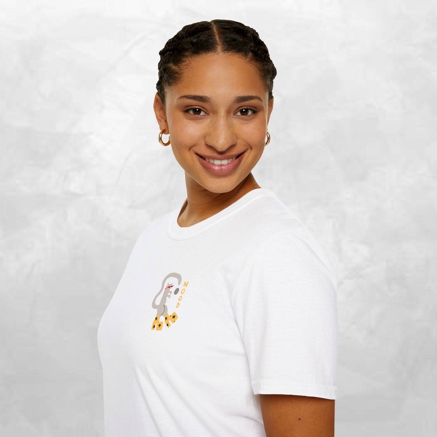 Ghost & Sunflowers T-Shirt — Cute Minimal Halloween Tee